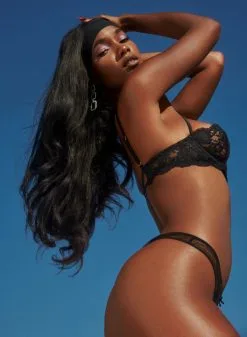 Fleur Du Mal Foxy Lace Half Cup Bra -Lingerie Store 11 1083web