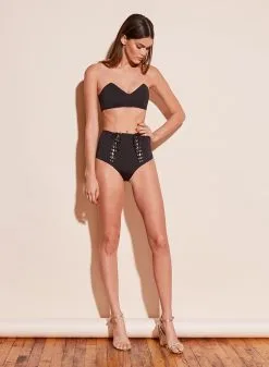 Fleur Du Mal Lacing Back Bandeau -Lingerie Store 190221 FLEURDUMAL SHOT 06 0665