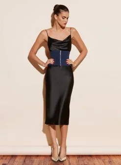 Fleur Du Mal Cowl Neck Slip Dress -Lingerie Store 190619 FLEURDUMAL SHOT 29 2818