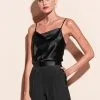 Fleur Du Mal Cowl Neck Spaghetti Strap Cami