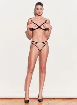 Fleur Du Mal Framed Demi Bra -Lingerie Store 191218 FLEURDUMAL SHOT 14 2056full