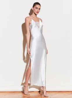 Fleur Du Mal Daphne Lace Insert Gown -Lingerie Store 200116 FLEURDUMAL SHOT 46 7676