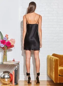 Fleur Du Mal Short Cowl Neck Slip -Lingerie Store 201020 FLEURDUMAL Shot 04 0655full