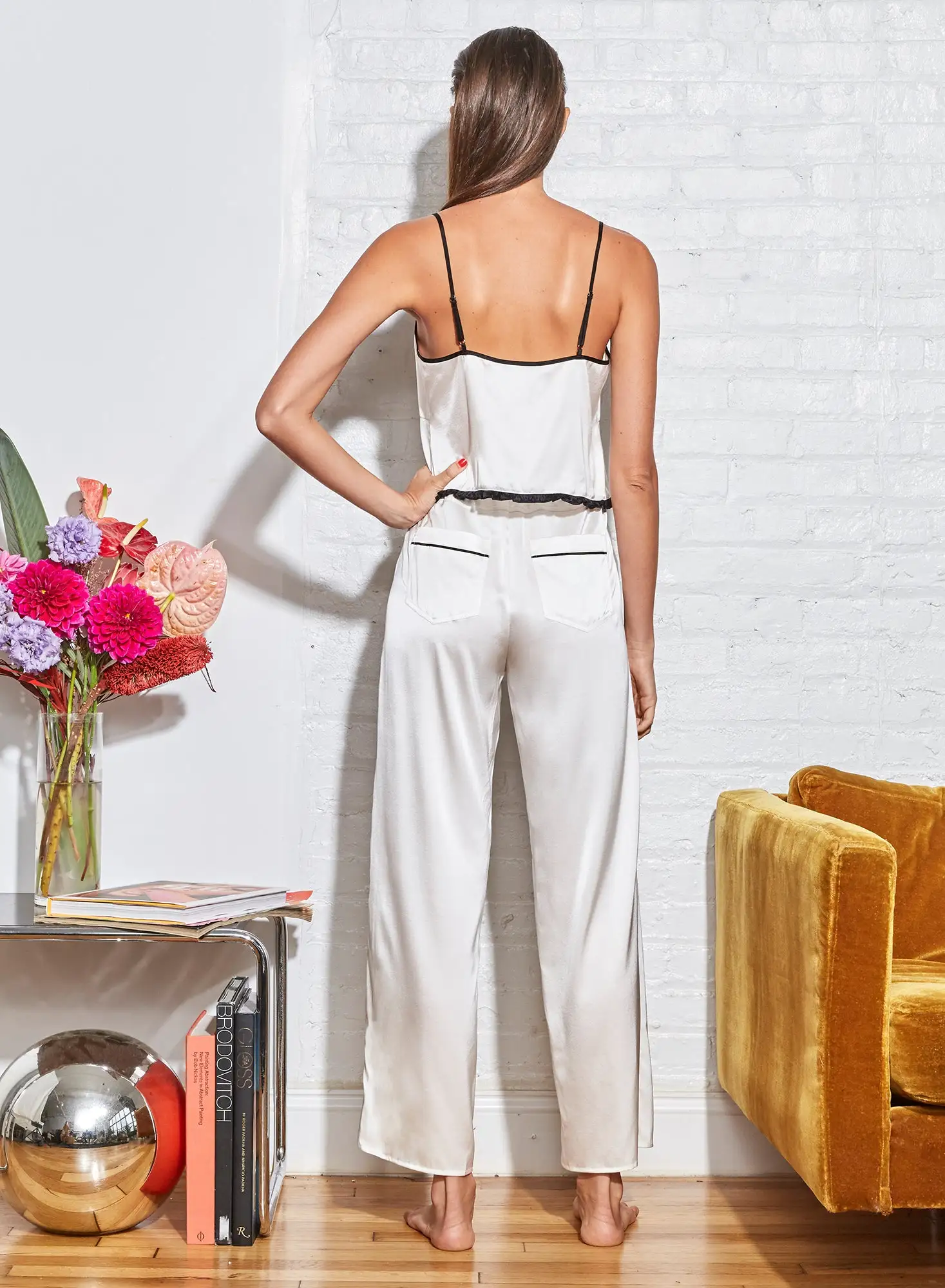 Fleur Du Mal Washable Silk PJ Pant 6 Fleur Du Mal Washable Silk PJ Pant - Image 6