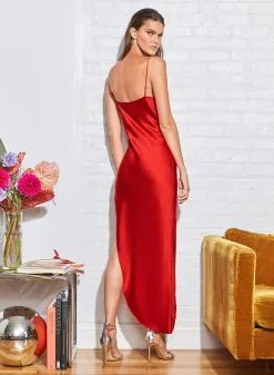 Fleur Du Mal Cowl Neck Slip Dress With High Slit 12 Fleur Du Mal Cowl Neck Slip Dress With High Slit -Lingerie Store 201020 FLEURDUMAL Shot 27 2759full