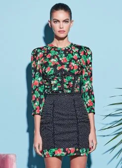 Fleur Du Mal Polka Dot Love Bound Skirt -Lingerie Store 201208 FLEURDUMAL SHOT 03 0428full