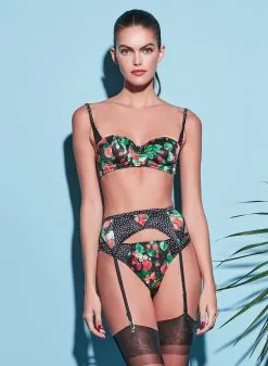 Fleur Du Mal Strawberry Print Thong -Lingerie Store 201208 FLEURDUMAL SHOT 14 1608crop