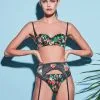 Fleur Du Mal Strawberry Print Thong