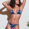 Fleur Du Mal Botanical Grommet Triangle Bikini Top