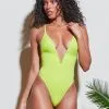 Fleur Du Mal One Piece V Wire Swimsuit