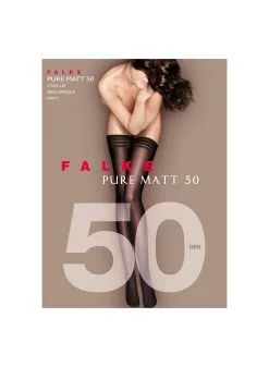 Falke Pure Matte 50 Stay Up Stockings