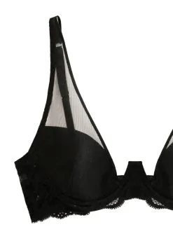 Fleur Du Mal Charlotte Sheer Overlay Demi Bra -Lingerie Store 5 bf2a68dc 602a 4891 87c8 e19888aaccb6