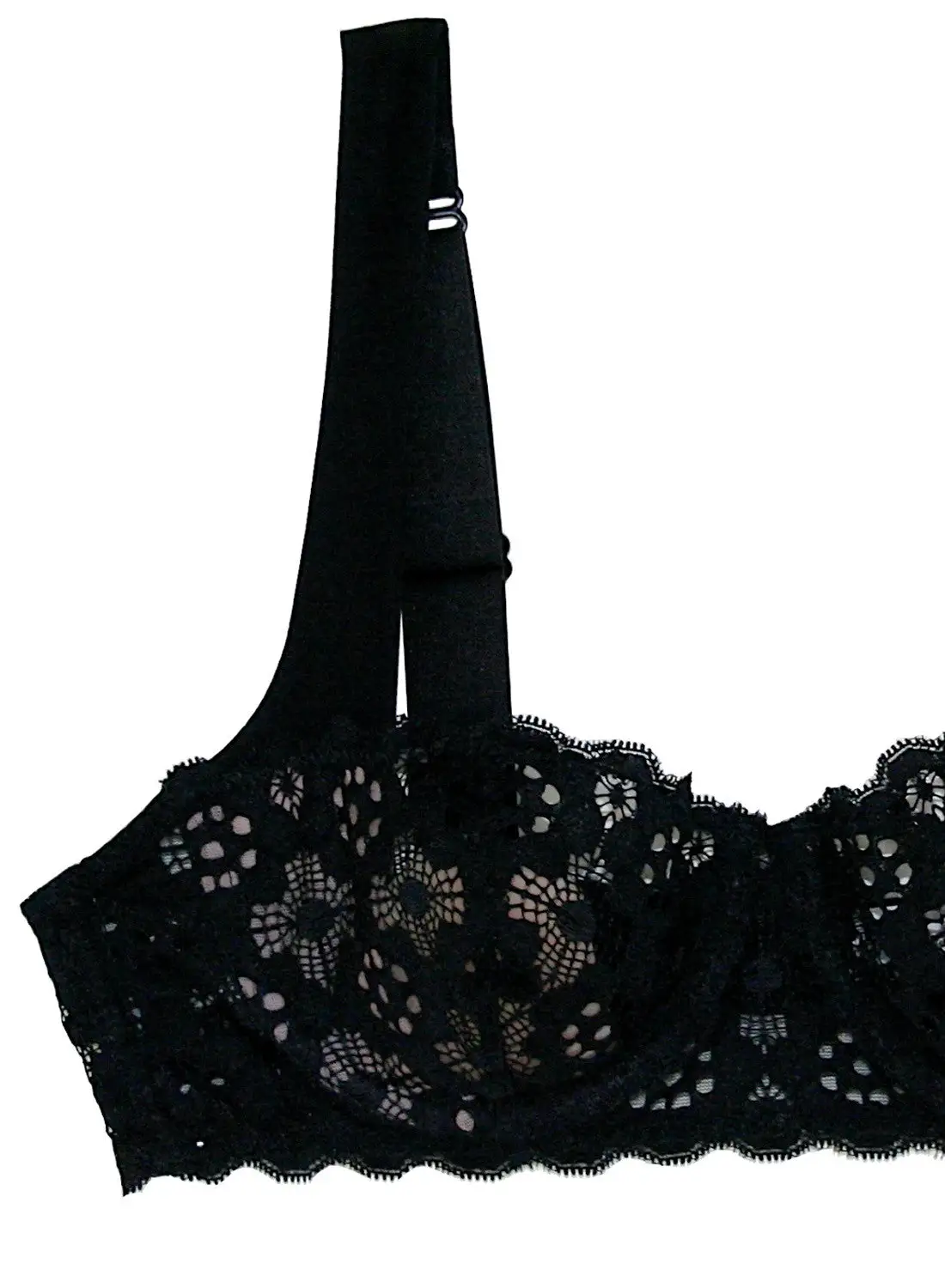 Fleur Du Mal Crochet Lace Balconette Bra 6 Fleur Du Mal Crochet Lace Balconette Bra - Image 6