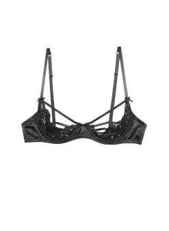 Fleur Du Mal Charlotte Peekaboo Bra