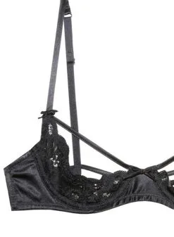 Fleur Du Mal Charlotte Peekaboo Bra -Lingerie Store BR0085 0100 3