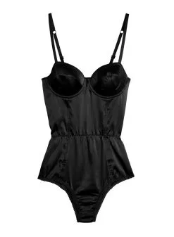 Fleur Du Mal Satin Bullet Bodysuit 10 Fleur Du Mal Satin Bullet Bodysuit -Lingerie Store BS0008 0100 1