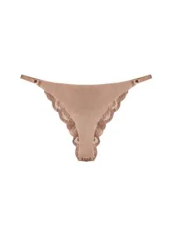 Fleur Du Mal Charlotte Lace Seamless String Cheeky
