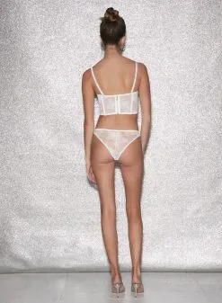 Fleur Du Mal Bouquet Lace Cheeky -Lingerie Store FDM 010623 1 02946full