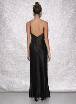 Fleur Du Mal Bow Slip Dress -Lingerie Store FDM 010623 1 03312full