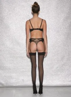 Fleur Du Mal Lily Embroidery Hipster Thong -Lingerie Store FDM 010623 1 04748full