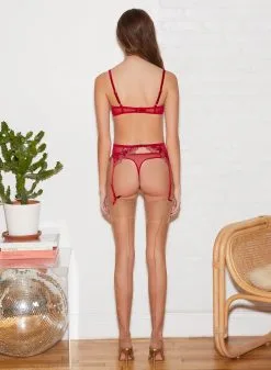 Fleur Du Mal Violet Embroidered Garter Belt -Lingerie Store FDM 011222 1 0698full 58b604d4 d54b 44fc ae47 3555fcf58943