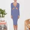 Fleur Du Mal Cutout Knit Dress