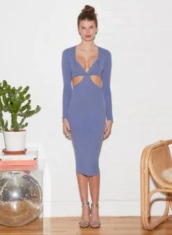 Fleur Du Mal Cutout Knit Dress