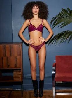 Fleur Du Mal Frankie Lace PVC Thong 15 Fleur Du Mal Frankie Lace PVC Thong -Lingerie Store FDM 020122 1 1155full