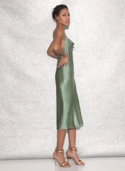 Fleur Du Mal Cowl Neck Slip Dress -Lingerie Store FDM 021523 0096full