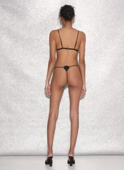 Fleur Du Mal Rose Luxe V String -Lingerie Store FDM 021523 0212full