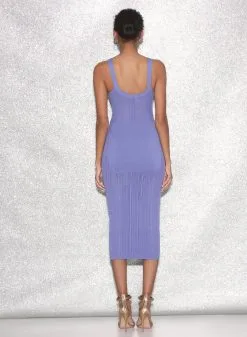 Fleur Du Mal Linear Pointelle Knit Dress -Lingerie Store FDM 021523 0710full