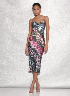 Fleur Du Mal Cowl Neck Slip Dress -Lingerie Store FDM 021523 1759full