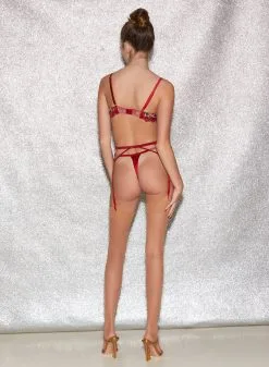 Fleur Du Mal Roses & Thorns Garter -Lingerie Store FDM 041222 1 0404full