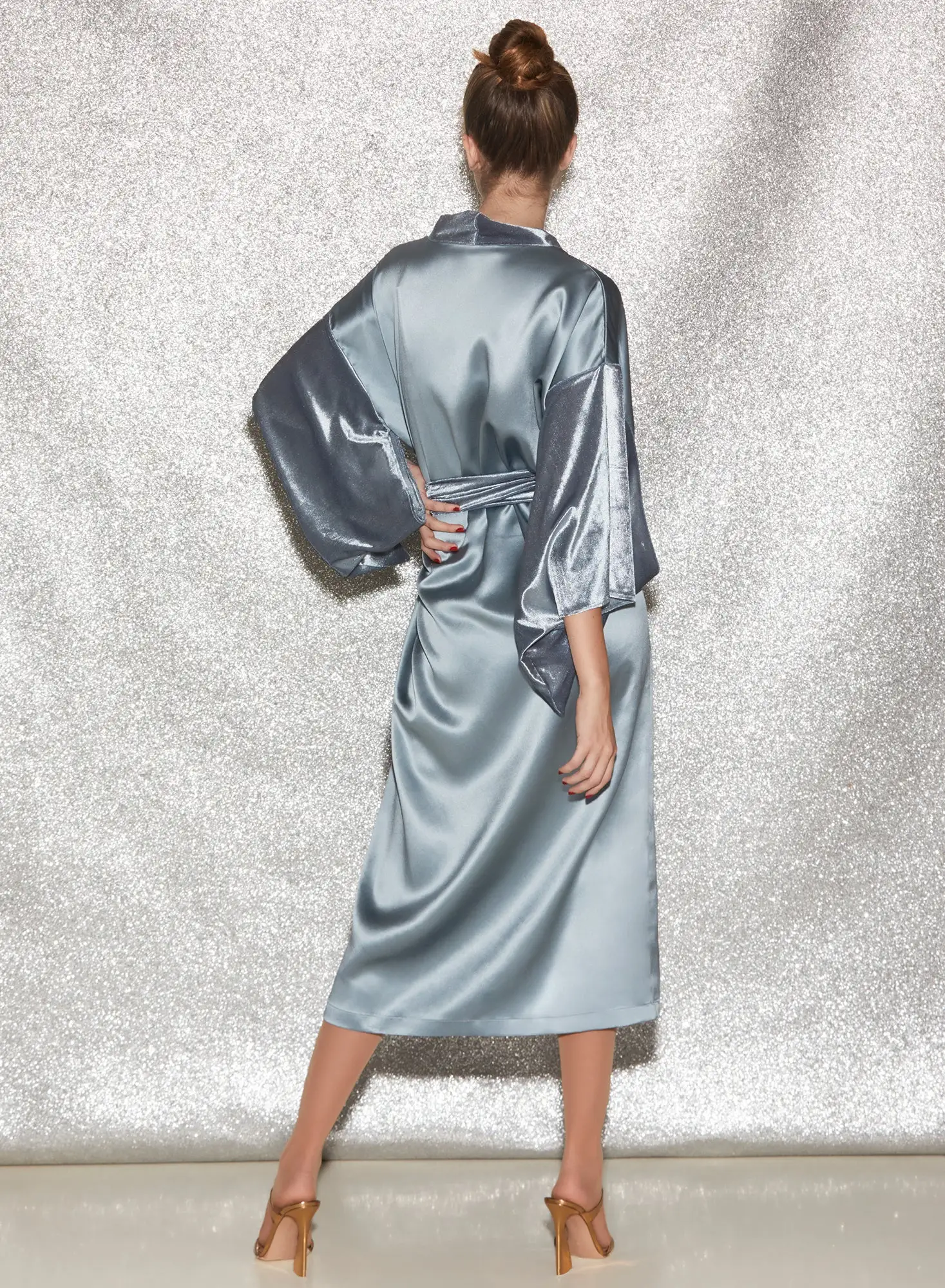 Fleur Du Mal Velvet & Silk Robe 2 Fleur Du Mal Velvet & Silk Robe - Image 2