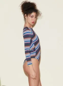 Fleur Du Mal Open Back Chevron One Piece 13 Fleur Du Mal Open Back Chevron One Piece -Lingerie Store FDM 050322 1 2804crop