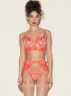 Fleur Du Mal Lily Embroidery Longline Demi Bra -Lingerie Store FDM 050322 1 2877crop