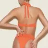 Fleur Du Mal Smocked Cheeky Bikini Bottom