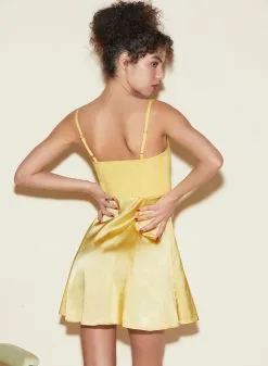 Fleur Du Mal Hook & Eye Bustier Dress -Lingerie Store FDM 050322 1 4134full