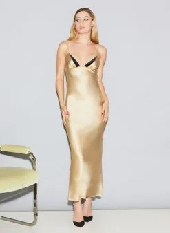 Fleur Du Mal Cross Back Long Slip -Lingerie Store FDM 070622 3031full