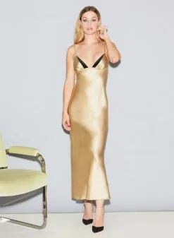 Fleur Du Mal Cross Back Long Slip -Lingerie Store FDM 070622 3037full