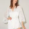 Fleur Du Mal Venus Lace Robe