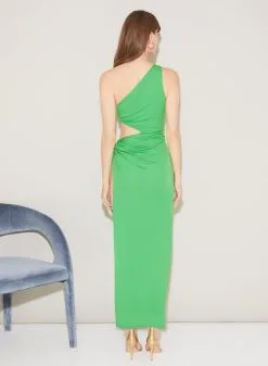 Fleur Du Mal Asymmetric Side Knot Dress -Lingerie Store FDM 090722 1 1798full