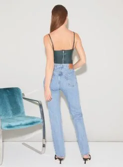 Fleur Du Mal Vegan Leather Bustier -Lingerie Store FDM 091522 1 3297full