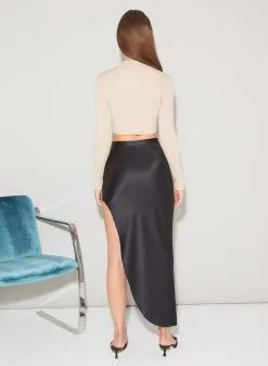 Fleur Du Mal Knit Cropped Turtleneck -Lingerie Store FDM 091522 1 3617full