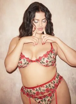 Fleur Du Mal Roses & Thorns Demi Bra 12 Fleur Du Mal Roses & Thorns Demi Bra -Lingerie Store FDM 101122 1 1902web