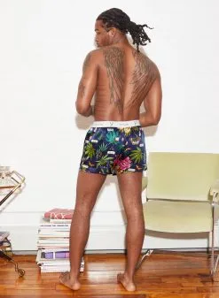 Fleur Du Mal Botanical Unisex Boxer Short -Lingerie Store FDM 102221 1 2314full