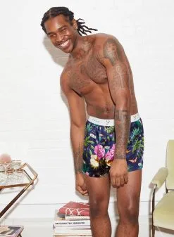 Fleur Du Mal Botanical Unisex Boxer Short