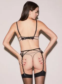 Fleur Du Mal Super Star Embroidery Garter Belt -Lingerie Store FDM 111522 7519full c9c1d2d7 1ae4 43be b6cf 5268ca093390
