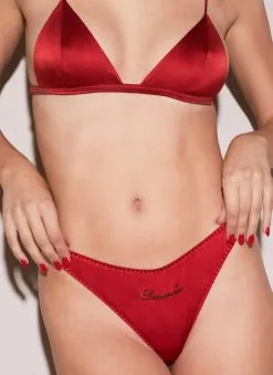 Fleur Du Mal Divorcée Luxe Thong -Lingerie Store FDM 111522 7614full