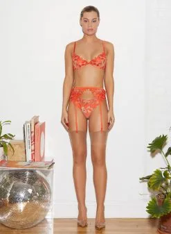 Fleur Du Mal Lily Embroidery Plunge Demi Bra 11 Fleur Du Mal Lily Embroidery Plunge Demi Bra -Lingerie Store FDM 111821 1 0372full da3584fc 5549 4f8c 91db 5d0ce9fbee7d